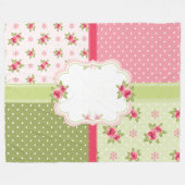 Shabby Chic Rose Decke (Vorderseite (Horizontal))