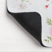 Shabby Chic Rose Floral Mousepad (Ecke)
