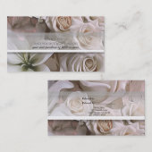 Shabby Chic Rose Florenz Empfehlungskarte (Vorne/Hinten)