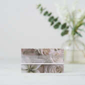 Shabby Chic Rose Florenz Empfehlungskarte (Stehend Vorderseite)