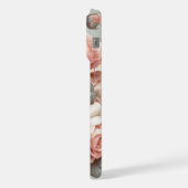 Shabby Chic Rose Freude iPhone Hülle (Linke Seite)