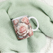 Shabby Chic Rose Freude Kaffeetasse