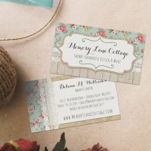 Shabby Chic Rose, Lace & Burlap Vintage Boutique