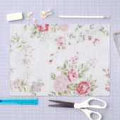 Shabby Chic-Rose mit Blumen Seidenpapier (Handwerk)