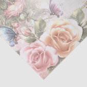 Shabby Chic-Rose-Muster Seidenpapier (Detail)