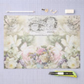 Shabby Chic-Rose-Muster Seidenpapier (Handwerk)