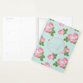 Shabby Chic Rose Retro Trendy Aquamarin Planner Planer (Anzeige)
