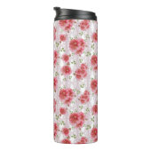 Shabby Chic Rose Tumbler Thermosbecher (Nach rechts gedreht)
