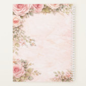 Shabby Chic Rosenplaner Planer (Rückseite)