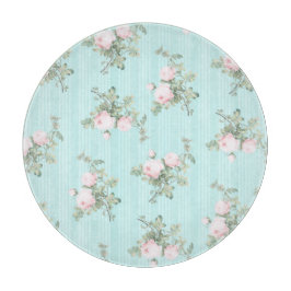 Shabby Chic rundes Schneidbrett dekorativ Schneidebrett