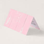 Shabby Chic Rustic Wood Pink Floral Rose Vielen Da (Rückseite)