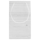 Shabby Chic Rustikale florale Rose glücklich Gebur Kleine Geschenktüte (Rückseite)