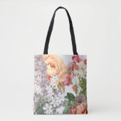 Shabby Chic Schöne Wildblumen Tasche (Vorderseite)