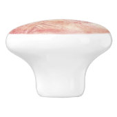 Shabby Chic sieht Rosa und Pfirsichfarben Keramikknauf (Seitenansicht)