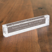 Shabby Chic SLP Schreibtischkennzeichen Namensplakette (Seite)