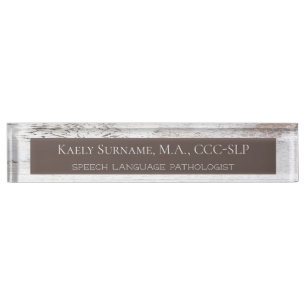 Shabby Chic SLP Schreibtischkennzeichen Namensplakette