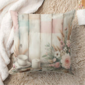 Shabby Chic Soft Pastellfarben Doppelseitig Kissen (Decke)
