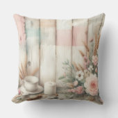 Shabby Chic Soft Pastellfarben Doppelseitig Kissen (Vorderseite)