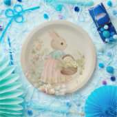Shabby Chic Spring Rabbit Pappteller (Party)