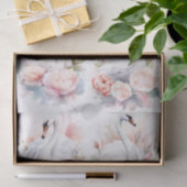 Shabby Chic Swan Collage 1 Dekoupage Paper Seidenpapier (Geschenk)