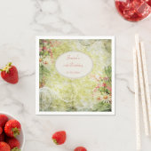 Shabby Chic Sweet 70. Geburtstag & Wildblumen Serviette (Beispiel)