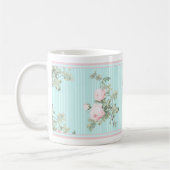 Shabby Chic Tasse Rosa und Rosa (Links)
