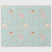 Shabby Chic Tea Party Geschenkpapier (Flach)