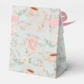 Shabby Chic Tea Party Geschenkschachtel (Rückseite)