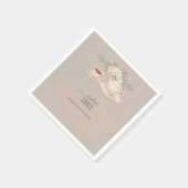 Shabby Chic Tee Party Brautparty Serviette (Ecke)