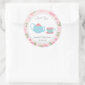 Shabby Chic Tee Party Brautparty Sticker (Tasche)