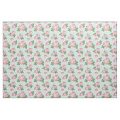Shabby Chic Tee Rose Rosa und Blauer Stoff (Fat Quarter (45,7 x 55,9 cm))