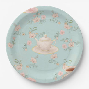Shabby-Chic-Teeparty Pappteller