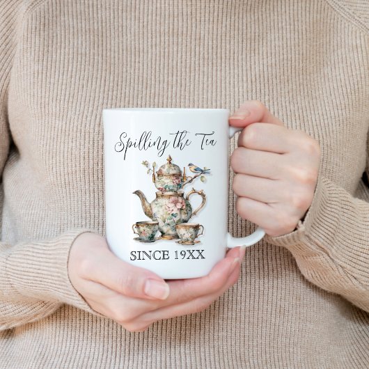 Shabby Chic Teezerstreuen Seit dem Cup Tasse Gesch