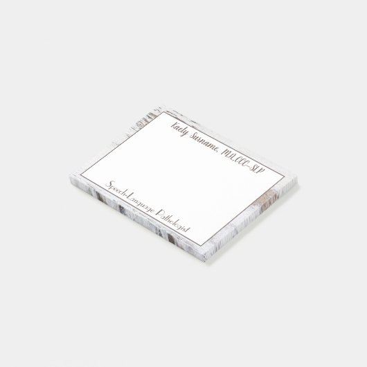 Shabby Chic, Trendy Custom SLP-Post, die es notier Post-it Klebezettel (angewinkelt)