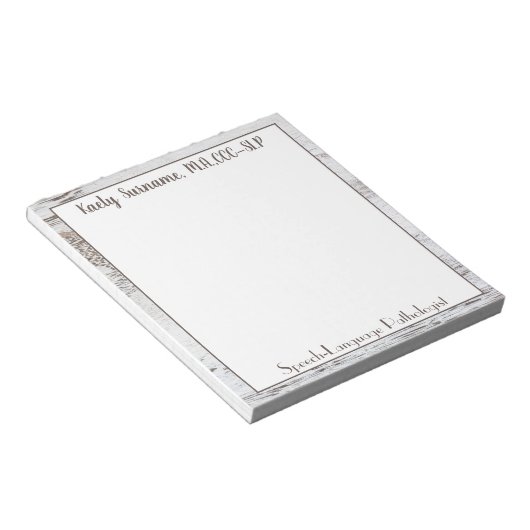 Shabby Chic! Trendy SLP Notepad Notizblock (angewinkelt)