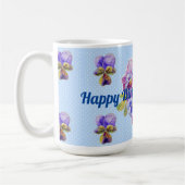 Shabby Chic Turquoise Aqua Pansy Tasse (Links)
