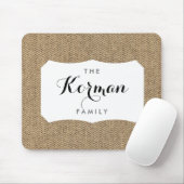 Shabby Chic-Tweed-rustikale Mousepad (Mit Mouse)