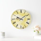 Shabby Chic-Uhr Große Wanduhr (Zuhause)