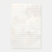 Shabby Chic verblasste Blumen 3M Post-it® Notizen (Vorderseite)