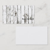 Shabby Chic verwittertes Brett Visitenkarte (Vorne/Hinten)
