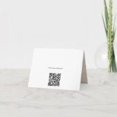 Shabby Chic Vielen Dank Dankeskarte (Rückseite)