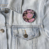 Shabby Chic Viktorianischer Garten Bohemisch rosa Button (Beispiel)