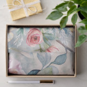 Shabby Chic Vintag Inspiriert Pastel Floral Seidenpapier (Geschenk)
