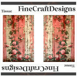 Shabby Chic Vintag Pink Roses Decoupage L&R 164 Seidenpapier