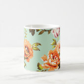 Shabby Chic Vintag Rose Muster Kaffeetasse (Mittel)