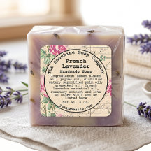 Shabby Chic Vintag Soap Kosmetik-Etikett - 3