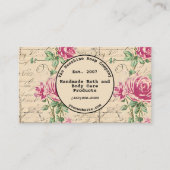 Shabby Chic Vintag Visitenkarte (Vorderseite)