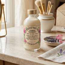 Shabby Chic Vintage Blumen Seifen Kosmetik Etikett