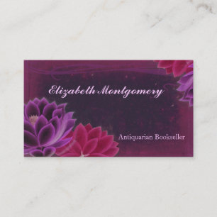 Shabby Chic Vintage Blumen Visitenkarten Visitenkarte