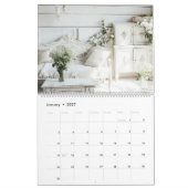 Shabby Chic Vintage Hütte Kalender (Jan 2027)